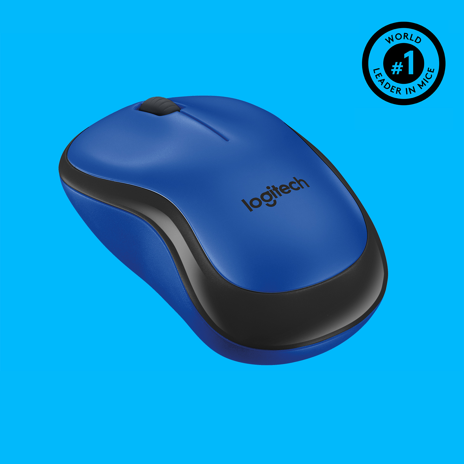 LOGITECH M220 Silent wireless muis, Blue - 2.4GHZ