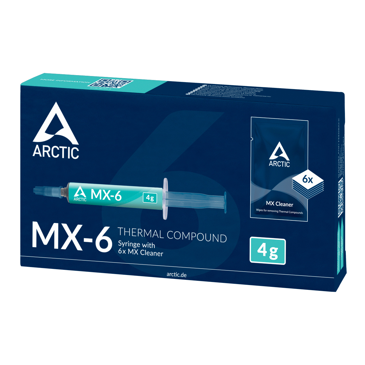 Arctic Cooling Thermal Compound MX-6 incl. 6st. MX Cleaner