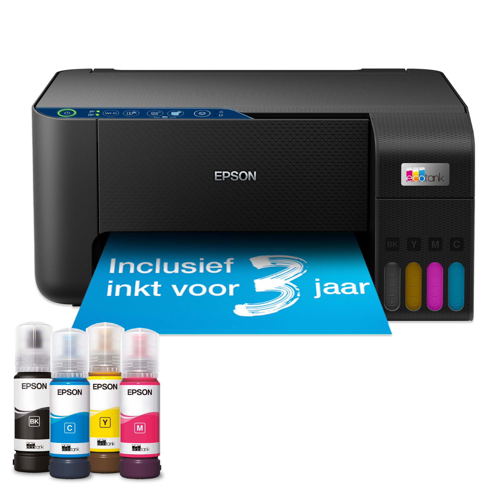 Epson EcoTank ET-2861 A4 multifunctionele Wi-Fi-printer met inkttank