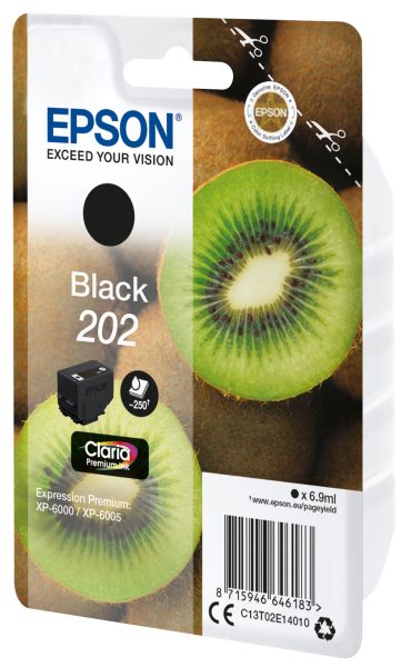 Bekijk afbeelding 2 van Epson Claria Premium 202 Zwart 6,9ml (Origineel)
