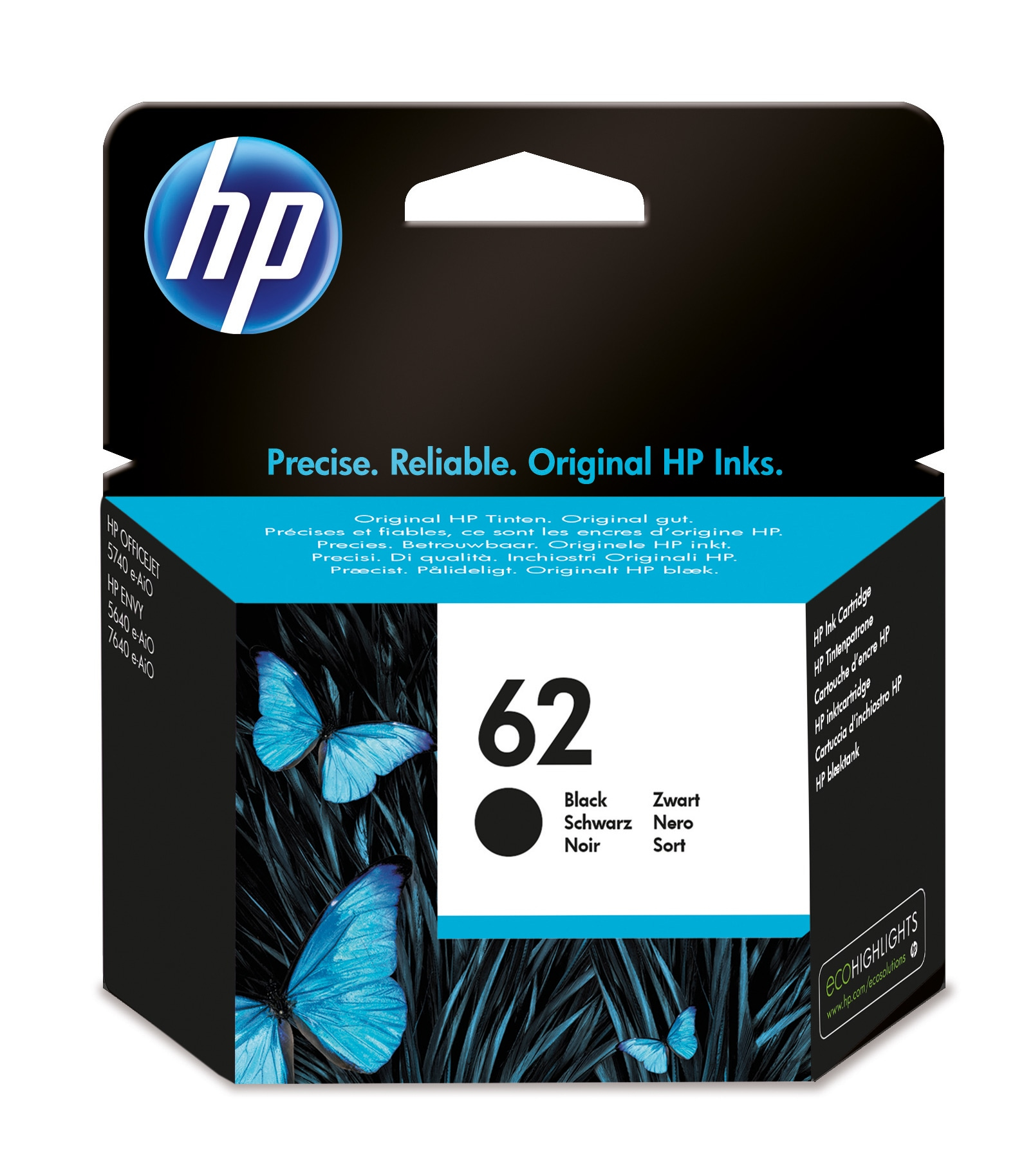 HP 62 Zwart 4ml (Origineel)