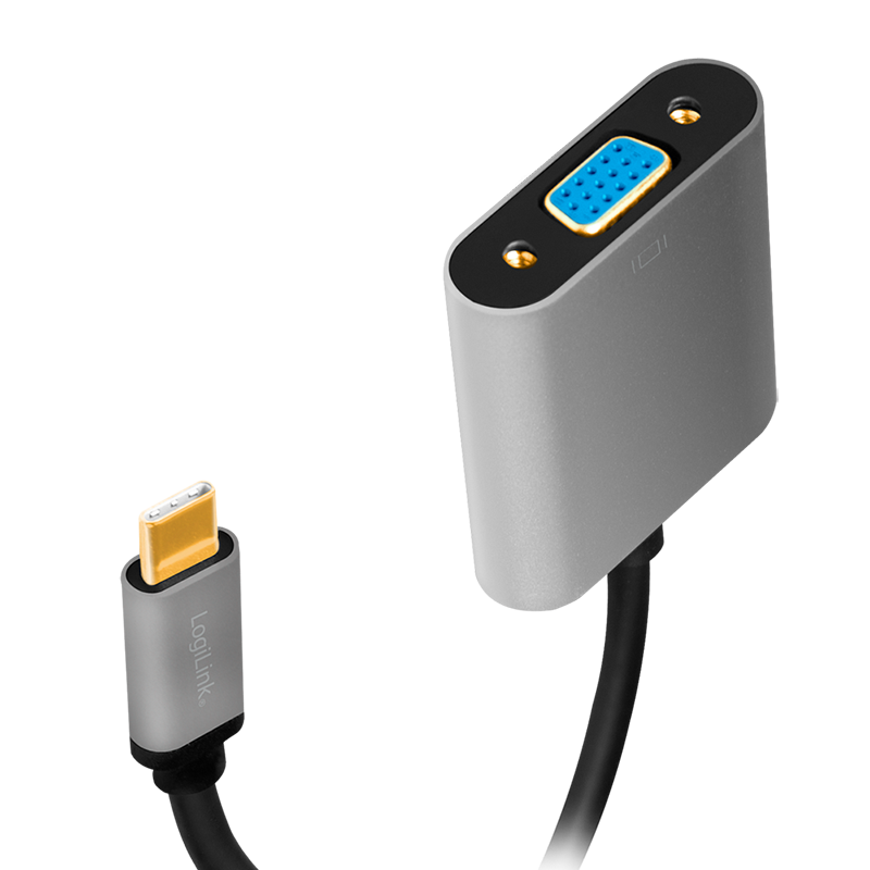 LogiLink USB-C 3.2 Gen1 --> VGA 0.15m 1080p