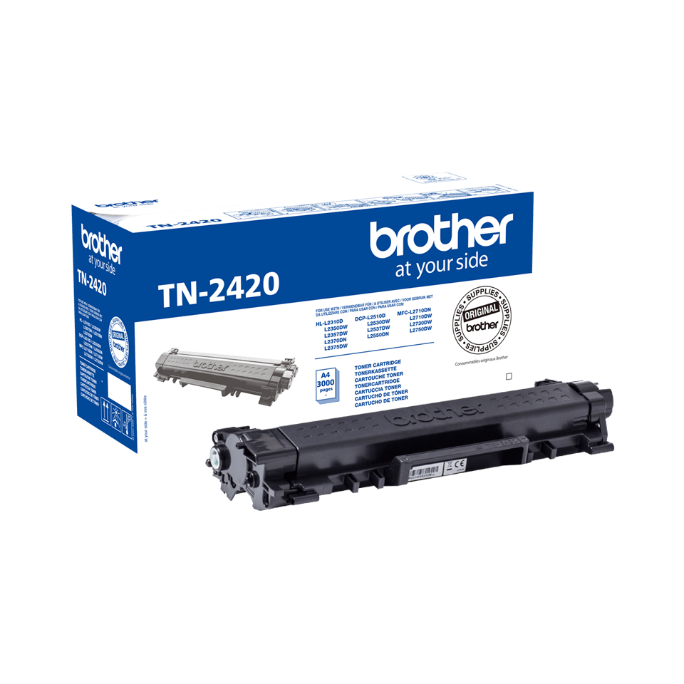 Bekijk afbeelding 3 van Brother TN-2420 Zwart 3.000 pagina`s (Origineel)